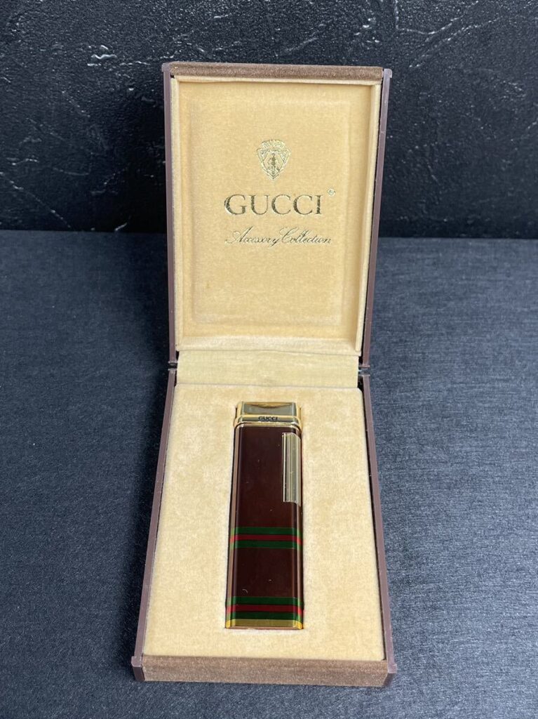 GUCCI グッチ ライター シェリーライン | 大阪中央区の出張買取ユーズ 